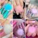 12 Colors Mixed Detachable Nail Art Decortaions 3D Charms Nail Poms Decorate Nail Art DIY Fluffy Plush Ball for Nail Magnetic Nail Pom Poms - Buy Online on GoSupps.com