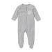MORI Baby Boys and Girls Clever Sleepsuit - Unisex 2 Way Zipped Organic Pyjama - Comfortable Toddler Footed Nightwear 0 Month Grey - Two Way Zip