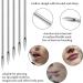 Qiwnswoy Stainless Steel Piercing Needles Set - 14G, 16G, 18G, 20G - Sterile Disposable Body Piercing Kit for Ear, Nose, Navel, Nipple, Lip, Belly Button - Catheter Cannula Included - Buy Online on GoSupps.com