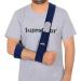 supregear Arm Sling Adjustable Lightweight Comfortable Shoulder Immobilizer Arm Sling Breathable Medical Shoulder Support for Injured Arm Hand Elbow 180cm (Dark Blue)