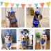 Dog Birthday Hat Bandana Set - Soft Birthday Boy Triangle Scarf and Number Hat  Cute Birthday Party Supplies with 0-8 Figures Blue - Buy Online on GoSupps.com