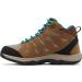 Columbia Women's Redmond III Mid Waterproof Hiking Shoe - 8 Wide - Khaki/Sea Level - Buy Online on GoSupps.com