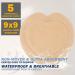 EVERLIT Sacrum Silicone Foam Dressing 9x9 inch - Pack of 5 | Absorbent & Waterproof Sacral Bandage for Bed Sores & Pressure Ulcers - Buy Online on GoSupps.com
