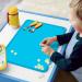 SiliKids Non-Slip Silicone Kids Placemats - 2 Pack Blue/Green - Portable Dining Table Mat for Babies, Toddlers, Children - Buy Online on GoSupps.com
