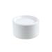 Plasticpro 6 inch Round Plastic Plates Microwaveable, Disposable, White, Dinnerware 100 Count 100 6'' Inch Plates