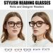 JiSoo Oversized 1.5 Reading Glasses for Women - Stylish Tortoise Designer Readers with Spring Hinge | International Shipping - Buy Online on GoSupps.com