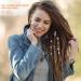 Spiral Dreadlocks Hair Beads - Metal Hair Cuffs for Braiding - Rose Gold Hair Accessories for Women & Men - Perfect for Music Festivals & Hip Hop Parties - Buy Online on GoSupps.com
