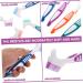 Buy Minkissy Toothbrush for Dentures - Dual Head Colored Rubber TPE 28 Pieces - Ideal for Daily Care & Hygiene - Buy Online on GoSupps.com