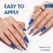 Gellen Winter Gel Nail Polish - 6 Shimmering Colors White Blue Gel Nail Polish Glitter Navy Blue Glitter White Gel Nail Polish Set Soak Off Manicure DIY Gel Nail Art for Girls Women Blue Honey - Buy Online on GoSupps.com