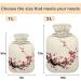 Naanle Retro Japanese Cherry Blossom Hot Water Bottle - 2L Transparent Heat Bottle for Pain Relief & Therapy - Buy Online on GoSupps.com