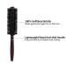 1.8 Inch Round Boar Bristle Hair Brush for Blow Drying & Styling - Soft Natural Bristles Wooden Hairbrush for Women & Men - Ideal for Short Fine Hair & Beards - Buy Online on GoSupps.com