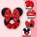 SHURIL Mouse Ear Scrunchies Set - 6 Pcs Sparkle Sequins Hair Bands for Women, Girls, Kids - Velvet Ponytail Holders with Cute Bow - Elastic Hair Ties for all Hair Types - Perfect for Christmas Party - Buy Online on GoSupps.com