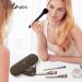 Qetlavee Silicone Makeup Bag & Brush Container Set | Portable Travel Essentials with Magnetic Snap Design (Brown) - Buy Online on GoSupps.com