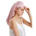 Lilysilk mulberry lide hair hood sleeping hood 100% silk of 19 momme long silk cap cap for curly hair night hat for sleeping silk hood for women with long hair peach pink