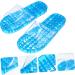 MAGICLULU 2 Pairs Slippers Quick Drying Shower Slippers Green Home Indoor Slippers Non Dorm Shoes Gym Foot Spa Soak Tub Shower Footware Massaging Travel Pvc Household Plastic Barrel 25x9.5cm 8x3pcs Bluex3pcs - Buy Online on GoSupps.com