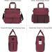 Airline Approved Pet Bag - Weekend Dog Ice Set for Dogs & Cats | Multi-Functional Carrier Organizer in Rose Red - Buy Online on GoSupps.com