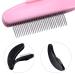 TecUnite Folding Eyelash Comb & Brow Makeup Brush Set - 3 Black & 3 Pink - Buy Online on GoSupps.com