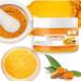 Turmeric Body Scrub - Dark Spot Exfoliating Body Scrub for Face & Neck Armpit Foot Butt Back - Moisturizing Body Exfoliator Scrub & Acne Blackhead Remover - Natural Body Skin Care Scrub