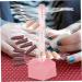 VINTORKY Nail Display Stand Holder Nail Stands for Nail Art Spiral Nail Tips Stand Nail Stand Display Spiral Nail Tips Holder Nail Practice Holder Nail Art Supply Manicure Bracket Acrylic 6.2x6.2cm Pink - Buy Online on GoSupps.com