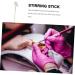 Beatifufu 1pc Stirring Rod Nail Art Rhinestone Stick Stirring Stick Nails Tools Glue Sticks Salon Manicure Accessory Manicure Mixing Tools Nails Accessories Mixing Stick Alloy re-usable - Buy Online on GoSupps.com