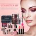 FLLYINGU 27-Piece Multi-Purpose Makeup Set for Teenage Girls - All-in-One Gift Set with Organizer Brushes Lip Gloss Eyeshadow & Blush - Buy Online on GoSupps.com