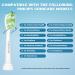 Guhiwuk Replacement Toothbrush Heads for Philips Sonicare Electric Toothbrush - 10 Pack - Buy Online on GoSupps.com
