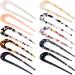 10 Pieces U Shaped Hairpin French Hair Pin Chignon Pin Hair Fork Sticks Celluloid Acetate Tortoise Shell Hair Pin Updo for Women Girls