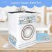 Metal Laundry Powder Storage Box | Detergent Canister with Skylight | Washing Machine Shape - Buy Online on GoSupps.com