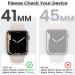  3Pack Tensea for Apple Watch Screen Protector Case Series 8 & 7 41mm Accessories iWatch Hard PC Diamond Bumper Case Built-in Tempered Glass Film Protective Bling Face Cover for Women Girls (41 mm) for 41mm only Clear/Pink Gold/Starlight - Buy Online on GoSupps.com