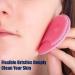 Silicone Face Scrubber & Reusable Makeup Remover Pads - Facial Cleaning Brush Natural Cellulose Face Sponges - Skin Care for Teenage Girls - Perfect Face Exfoliator Set of 5 - Buy Online on GoSupps.com