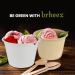 Brheez 4 oz Disposable Bagasse Fiber Souffle Cups - Pack of 200 | Eco-Friendly, Biodegradable & Compostable | Perfect for Condiments, Samples | Natural Alternative to Paper Cups - Buy Online on GoSupps.com