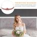 Beaupretty Women s Bridal Crown Headband - Crystal Leaves Wedding Headpiece in White & Red - Buy Online on GoSupps.com