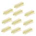 10 pi ces Peigne Plastique Double Face Peigne Poux Dents Fines Renforc es Outil pour Massage et Soin des Cheveux Portable Pellicules