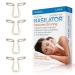 Sleep Pack of 4 Nasal Dilators for Sleeping | Made in USA | Reusable and 27% More Effective Than Nasal Strips | Latex Free Material Helps with Breathing & Snore Reduction (Large) Nude