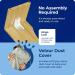 Squatty Potty Oslo Folding Bamboo Toilet Stool - 7 Collapsible Bathroom Stool for Kids and Adults, Brown - Buy Online on GoSupps.com