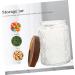 Alipis 2pcs Glass Jar Cereal Container Candy Jar Canisters Household Dried Food Container Household Storage Jar Candy Container Storage Accessory Snack Holder Cereals Wood Tea - Buy Online on GoSupps.com