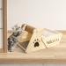 Yiotl Cat Hammock with Scratching Post Elevated Cat Sleeping Bed Raised Cat Swing Chair Natural Sisal Cat Scratching Toy and Cat Scratcher for Indoor Cats Kittens