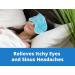MediViz Cooling Eye Mask for Puffy Eyes, Allergies, Sinuses - Blue - Buy Online on GoSupps.com