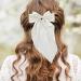 Large Solid Color Hair Bows for Women - 2PCS French Bow Hair Clips with Silky Satin - Fashion Hair Accessories in Black & White - Perfect Gift for Women and Girls - Buy Online on GoSupps.com