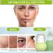Buy Ice Scooter & Silicone Ice Cream Massager | Reusable Eye & Face Massager for Pore Lightening - Cat Claw Green - Buy Online on GoSupps.com