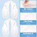 2 Pairs Gel Arch Support Cushions for Men & Women - Reusable Adhesive Inserts for Flat Feet Pain Relief - Clear Foot Pads (5.7x2.2 Inch Size S - Buy Online on GoSupps.com