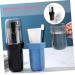 Minkissy 6-Piece Travel Toothbrush Container Set Portable Toothbrush Holder & Travel Accessories for Organized Hygiene Ideal for Toothpaste Storage 12.00x7.30cm - Buy Online on GoSupps.com