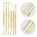 VOCOSTE 6Pcs Stainless Steel Ear Cleansing Tool Set with Storage Case - Bronze Gold Tone - Buy Online on GoSupps.com