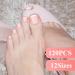 120pcs Kiiwah False Toe Nails Set with Glue - Full Cover Acrylic Toenails for Girls | Nail Salon, DIY Nail Art - 12 Sizes - Buy Online on GoSupps.com