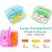 Zoksi Weekly Pill Organizer - 7 Day AM PM Pill Box with PU Leather Bag | Portable Medicine Organizer for Travel | Daily Pill Case for All Meds - Buy Online on GoSupps.com