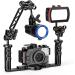 Seafrogs 9" Double Ball Aluminum Alloy Extension Arm  1" Ball Head Connector Underwater Arm for Strobe/Video Light/Diving Camera Tray  Integrated Without Glue  Waterproof and Rustproof AM-10 - Buy Online on GoSupps.com