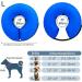 Supet Rewrise Inflatable Dog Collar | Adjustable Protective Collar for Pets | Comfortable & Durable | Fits Neck 35.6-45.6 cm | Blue - L/XL - Buy Online on GoSupps.com