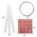 300 Pcs Nail Swatch Sticks with Number Stickers - Clear Square Nail Polish Sample Swatches with Ring - Ideal for Color Display - Buy Online on GoSupps.com