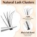 Manga Lash Clusters | Spiky Anime Lashes | 5-16mm Mixed Individual Lash Clusters | Wispy Bottom Lashes for At-Home Self Application | Black - Buy Online on GoSupps.com
