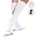 Core-Spun Padded Knee High Socks 20-30 mmHg - Large Black | Comfort & Compression for Every Step - Buy Online on GoSupps.com